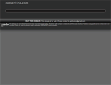 Tablet Screenshot of corsentino.com